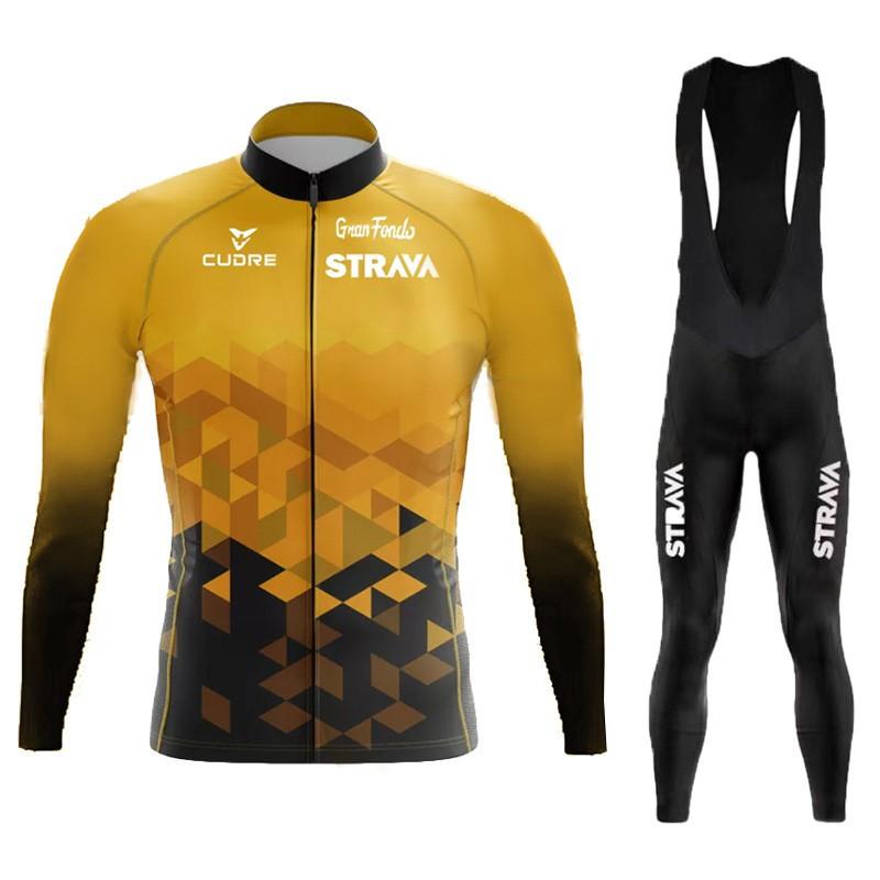 Cycling Jersey Set Long Sleeve Mountain Bike Apparel Men Women Quick Dry Performance Riding Gear