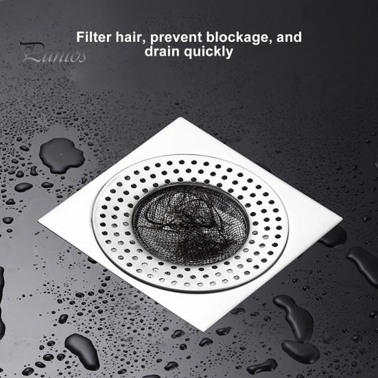 Сливной фильтр для раковины, улавливатель еды, нержавеющий, устойчивый к коррозии, быстрый дренаж, многоразовый фильтр для раковины, мусорный фильтр, кухонные принадлежности
