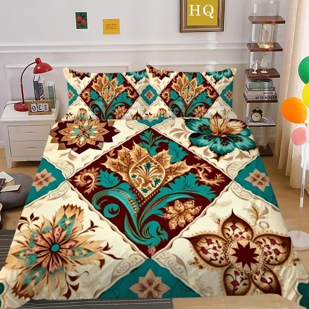 Декор спальни из микрофибры с красивым цветочным принтом, женское покрывало, королевский размер, домашнее постельное белье, костюм