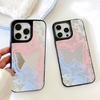 Mirror Phone Case for iPhone 15 11 13 14 for 15 16 Pro Max 12 13 16 Pro Cloud Flower and Animal Cute Style Phone Case