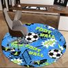 Football Theme Office Carpet Chair Mats, Soccer Ball Design, Sports Decor for Home Office, Living Room, Bedroom, Gift Idea1118060a
