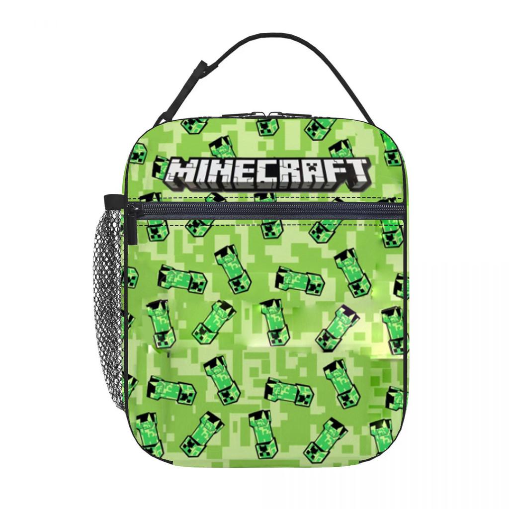 My World Elementary School School Meal Bag Children'S Handheld Satchel Insulation Box Wild Camping Storage Bag