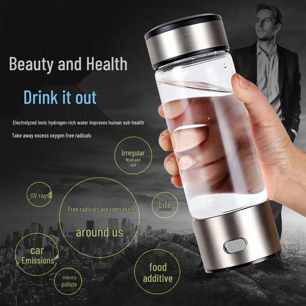 Hydrogen-Rich Water Cup: Portable Negative Ion Hydrogen Generator Health Cup Gift