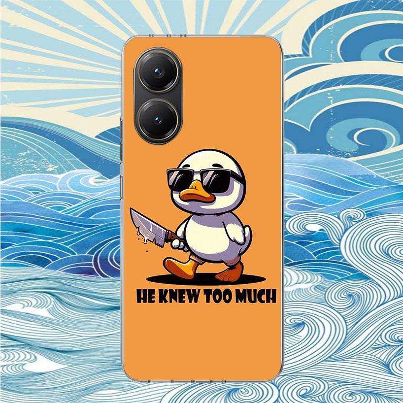 Funny Cute Yellow Duck You Phone Case For Xiaomi Poco X3 Nfc X4 X5 X6 X7 F7 Ultra F6 F5 F4 Gt F3 M6 M5S M5 M4 M3 Fundas Soft She