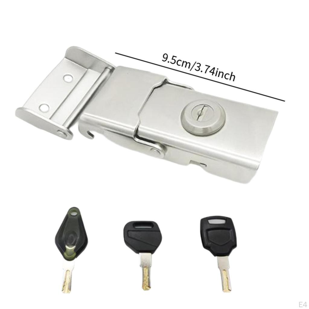 Motorcycle Rear Trunk Box Lock Replace Easy To Install Stable Anti- Locking Tool for Saddlebags