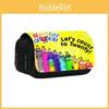 Numberblocks Double Layer Pencil Bag With Spacious Design For Classroom Use