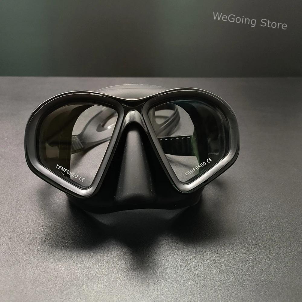 Маска для подводного плавания с малым объемом, оптическая, для близорукости, настраиваемые линзы по рецепту, очки для дайвинга, диапазон диоптрий от -1.5 до -6.0