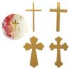 Christian Cross Cake Topper Acrylic Cake Decorations God Bless Cake Topper Party For Baking Cake Party Supplies