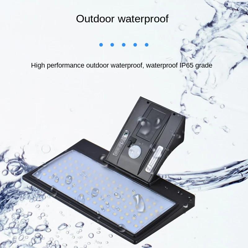 Solar Outdoor Lamps Garden Wall Motion Sensor Street Lawn Light IP 65 Waterproof Warm White Courtyard Solar Power Spotlighting