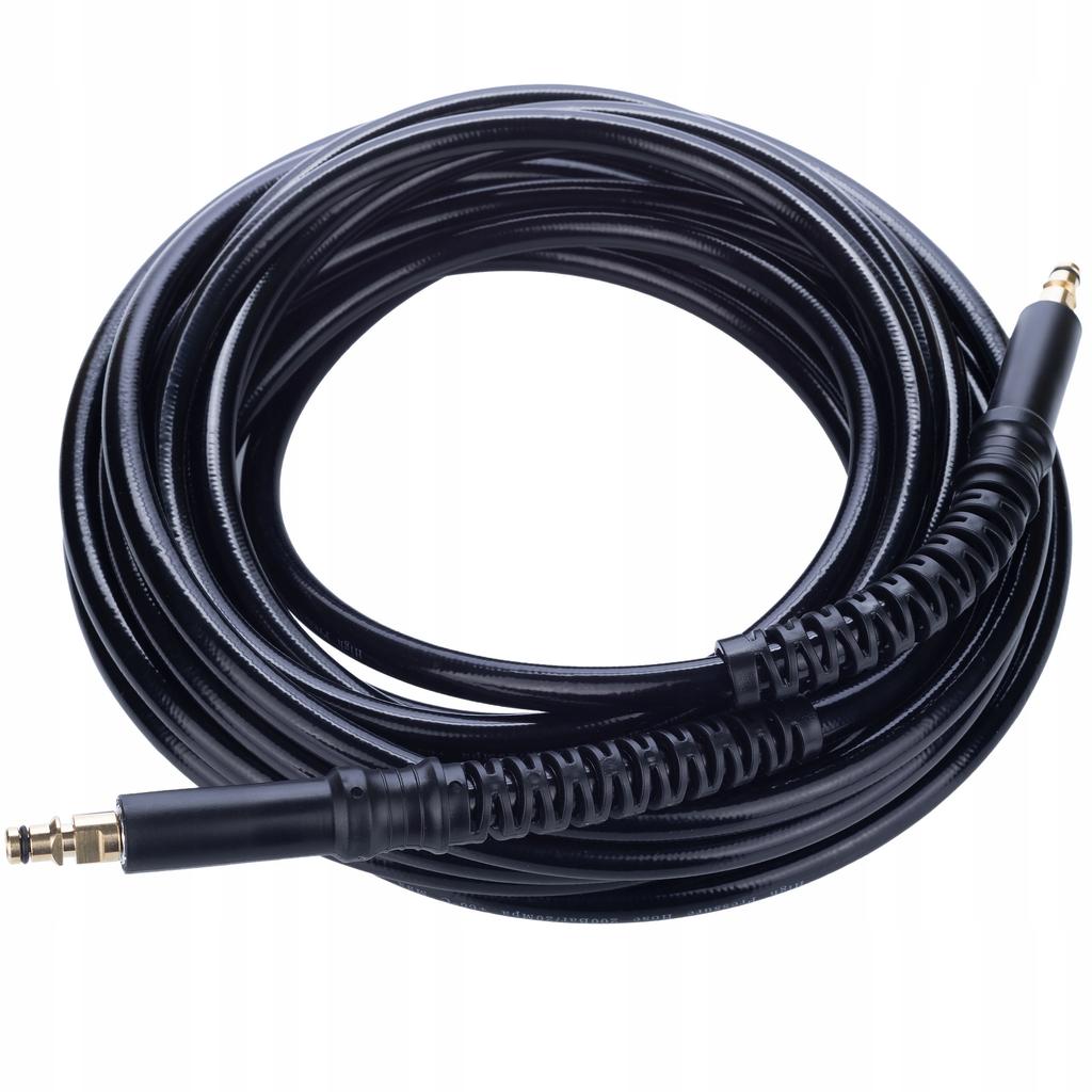 Rosfix 10m Click-Click High-Pressure Hose + Metal Turbo Rotary Nozzle Lance for Kärcher K2-K7 Pressure Washers