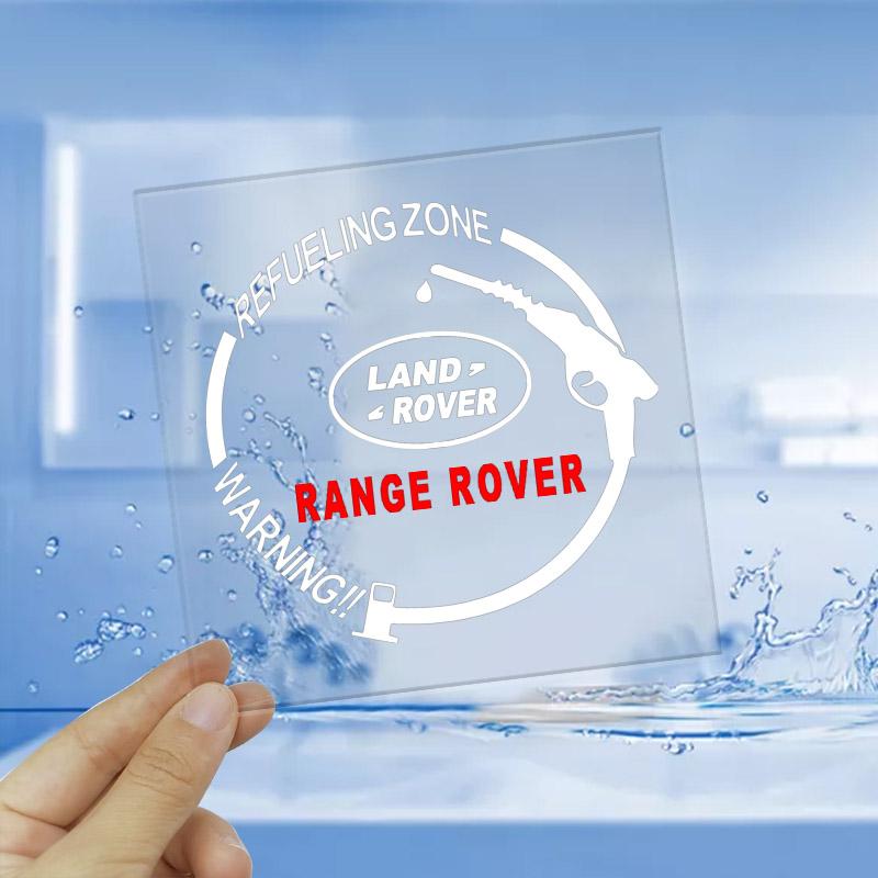 Виниловая светоотражающая наклейка на крышку бензобака с автомобильным значком, аксессуары для Land Rover Range Rover Defender Freelander Discovery 1 2 3 Evoque Rover L322