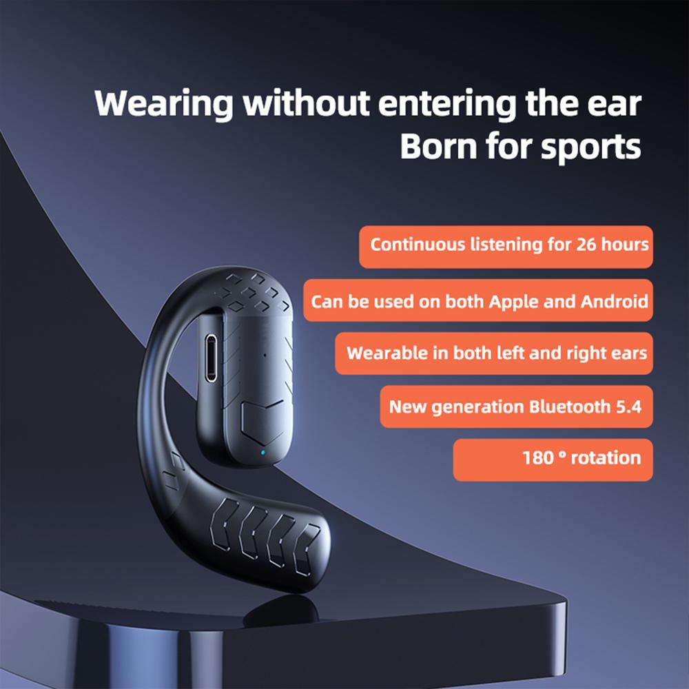 Xiaomi Беспроводные наушники Bluetooth 5.4 монофонический цифровой дисплей спортивные беспроводные наушники шумоподавление для всех смартфонов