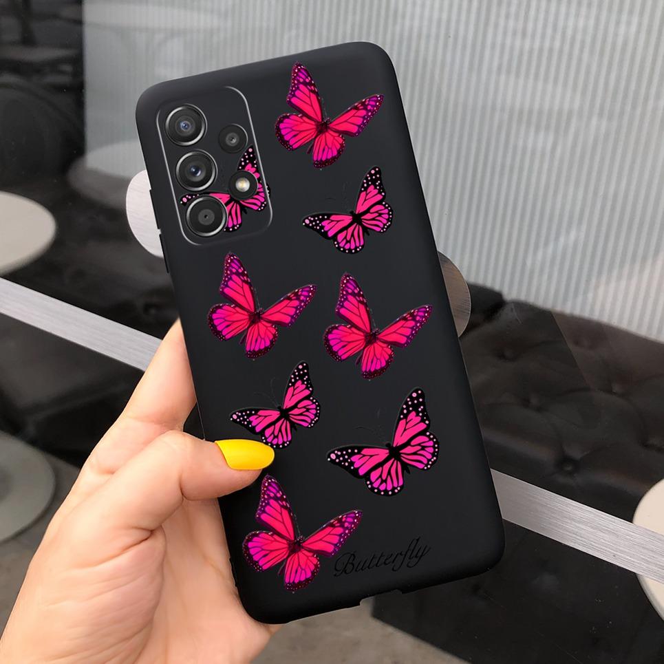 Чехол с цветами для женщин и девушек Samsung Galaxy A23 M23 5G Чехол-оболочка Ударопрочный Защитный Бампер Для Чехла Samsung M23 A23 A 23