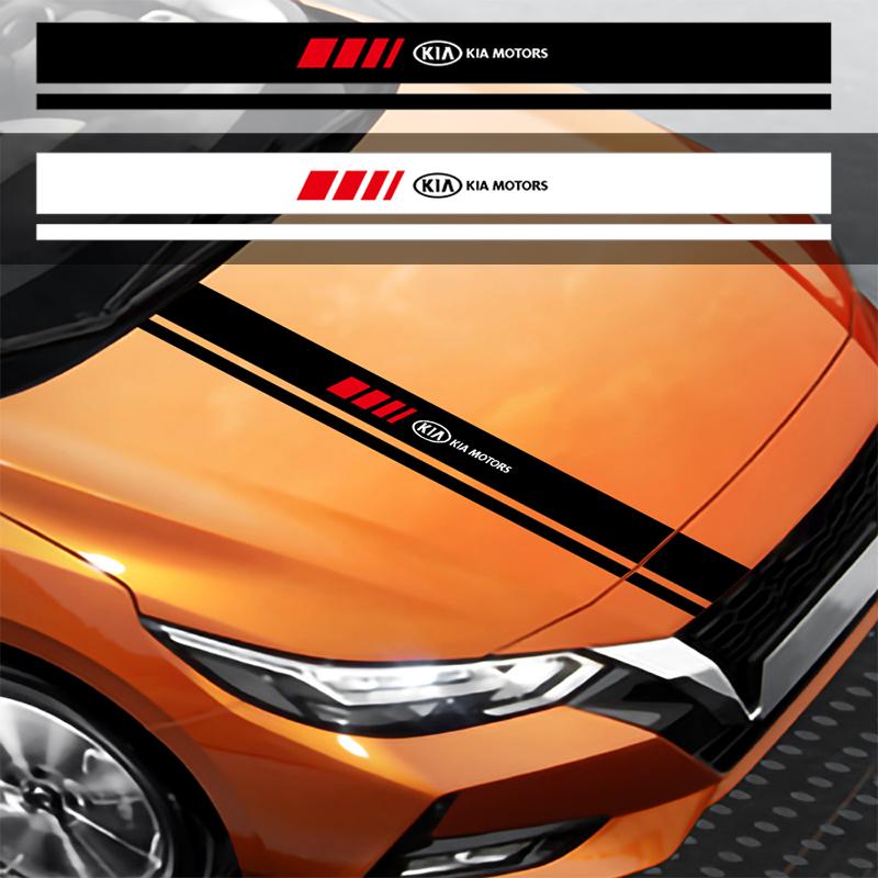 Car Engine Bonnet Cover Decoration Auto Head Vinyl Film Stickers For KIA Sportage Ceed Sorento Cerato Optima Picanto Rio Soul K4 CP6