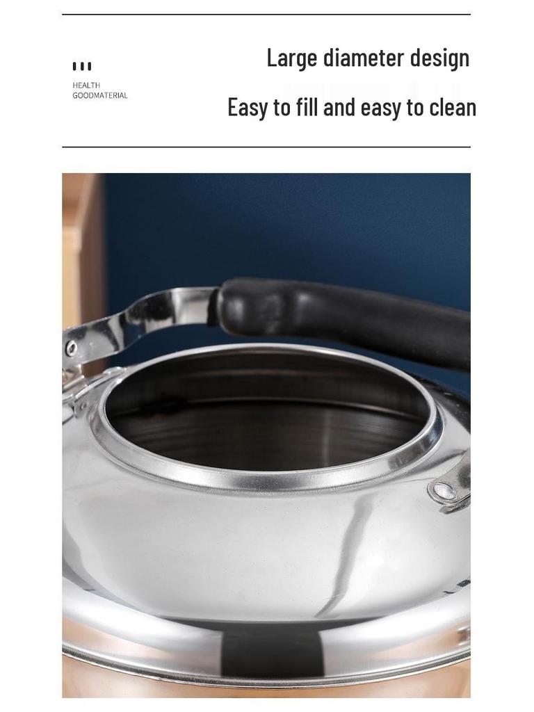 Электрический чайник из нержавеющей стали большой емкости - Быстрое кипячение для коммерческого и домашнего использования