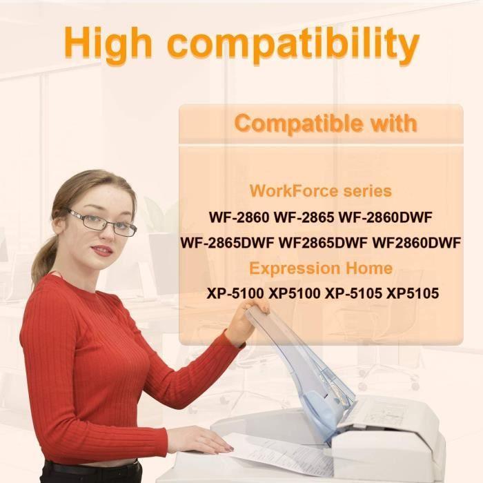 Д&;C 502XL Совместимые чернильные картриджи для Epson 502 502 XL для Epson Workforce WF-2860 WF-2860DWF WF-2865 WF-2865DWF, Expres530