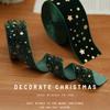 Christmas Ribbon Crafts Packaging 78 Inch Velvet Christmas Tree Ribbon For Wreath Bouquet Cake Baking Ornaments Wedding Flower