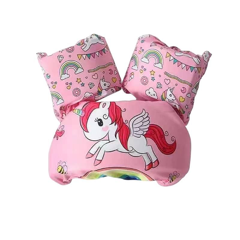 Детский спасательный жилет, нарукавники для плавания для малышей, плавучий жилет, средство плавучести, детские надувные круги, безопасный и надежный материал, регулируемый размер груди, мультяшный дизайн