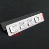ABS Black Chrome Letters 3D Car Trunk Letters Badge For Mercedes Benz C 200 220 300 C200 C220 C300 C320 Logo Sticker Accessories AB1