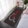 House Entrance Doormat Nurburgring Race Track Hallway Carpet Living Room Rugs Foot Carpets Bathroom Rug Floor Mats Home Decor