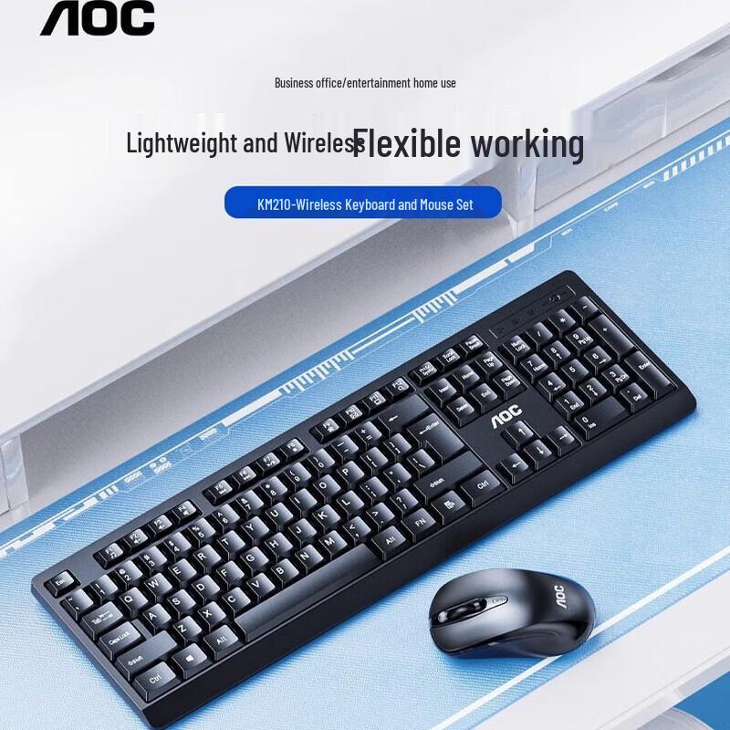 Беспроводной комплект клавиатуры и мыши AOC KM210