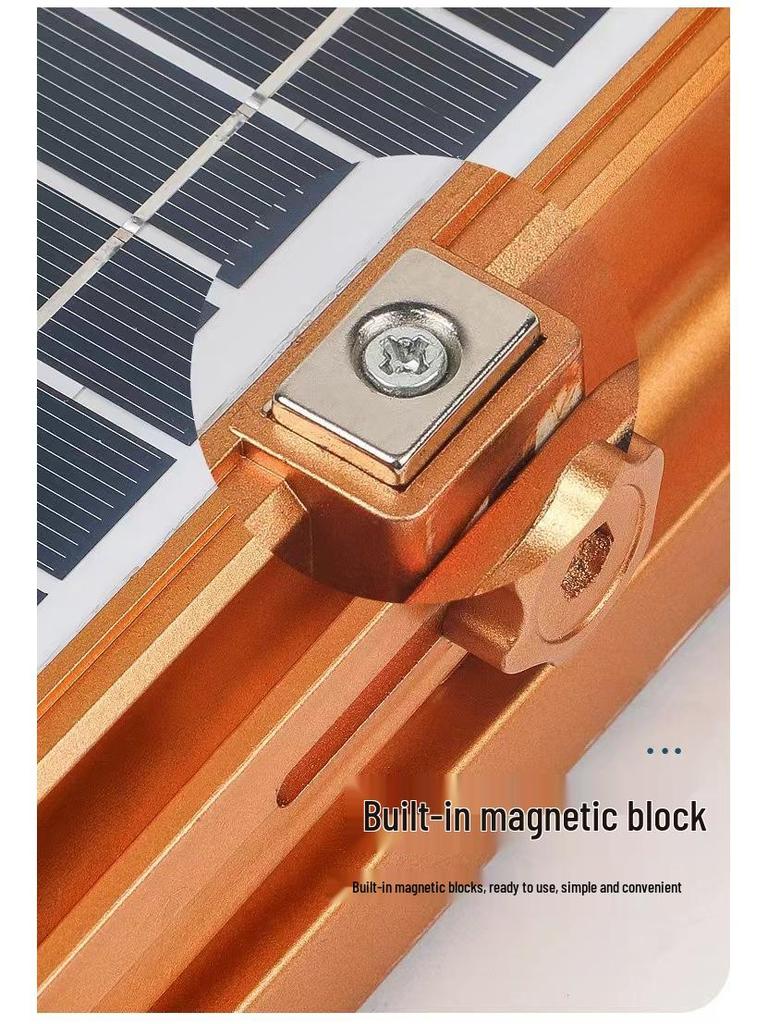 Сверхяркий водонепроницаемый солнечный прожектор: Портативный уличный фонарь для кемпинга и чрезвычайных ситуаций