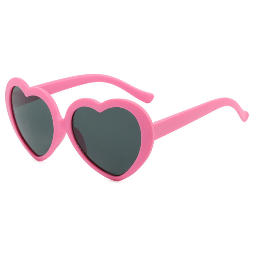 Heart-Shaped Kids Sunglasses Child-Friendly Children'S Sun Glasses Candy Color Sunglasses Vibrant Uv400 Kids Shades