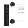 Универсальный Bluetooth-совместимый приемник Hands-Free с шумоподавлением и разъемом AUX 3,5 мм, перезаряжаемый мини-беспроводной аудиоприемник