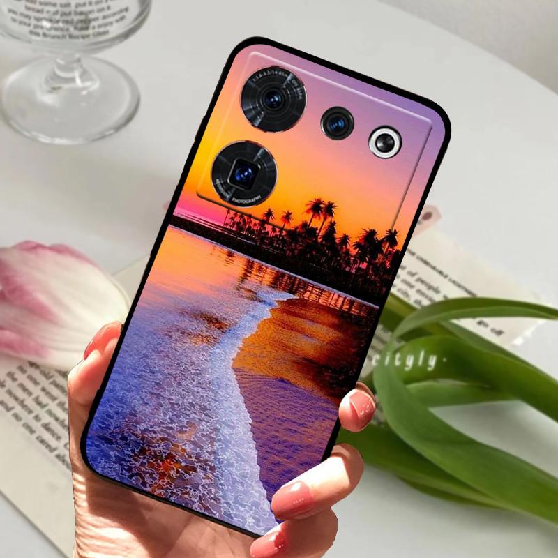 Чехол для ZTE nubia Z50 Ultra, чехол, мягкая печать, силикон, ТПУ, черный бампер, крышка для задней панели телефона ZTE nubia Z60 Ultra, Coque z50Ultra