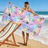Bluey Print Beach Towel, Large Soft Quick Dry Towel for Beach Camping Swimming