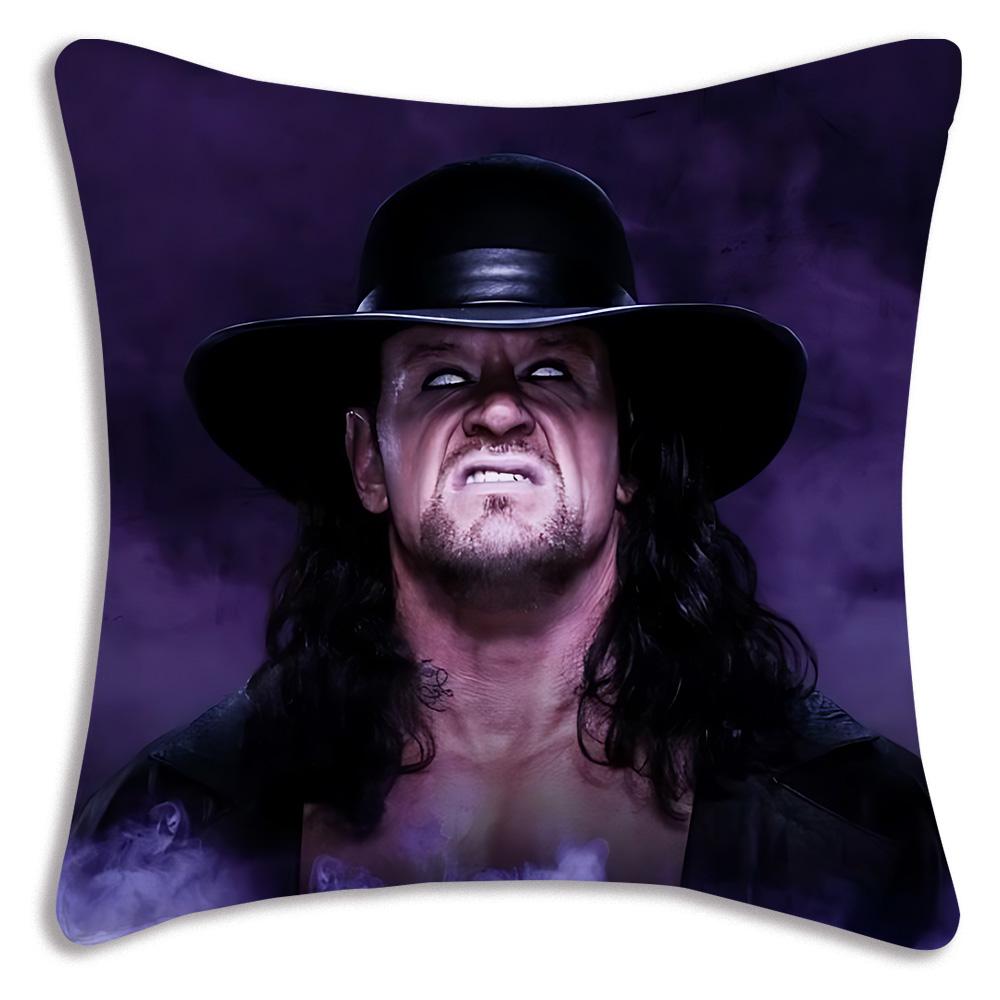 W-WWE ЛОГОТИП W-WrestleMania Наволочки Мультяшные Декоративные для Дивана Домашние Двусторонние Короткий Плюш Милый Чехол для Подушки