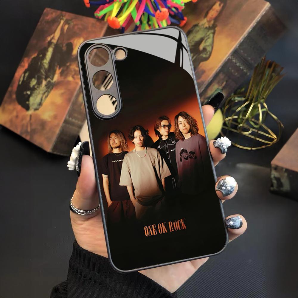 Japan Band ONE OK ROCK Phone Case For Samsung Galaxy S25 S24 S23 S22 S20 S21 Note20 Ultra Plus Fe Colored Silver Cover