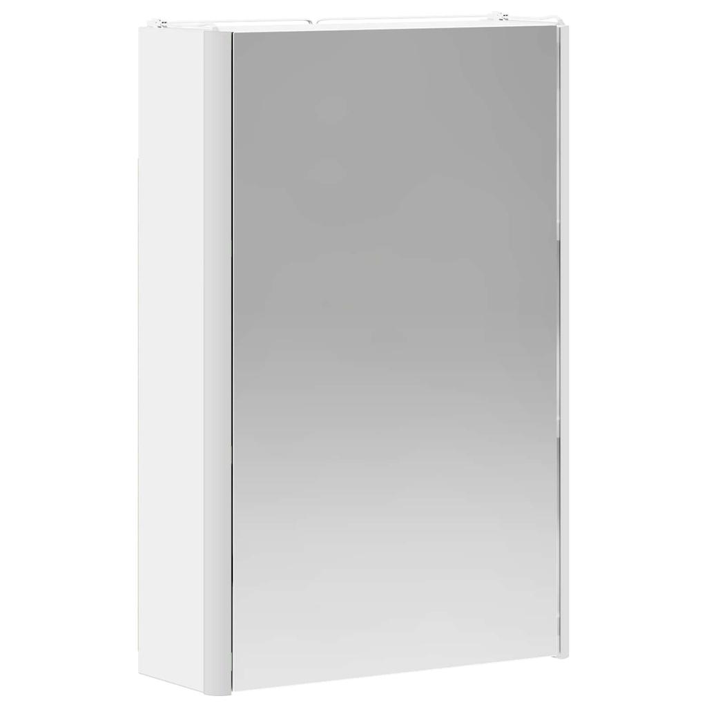 Bathroom Mirror Cabinet White 33 x 11.5 x 50 cm Engineered Wood