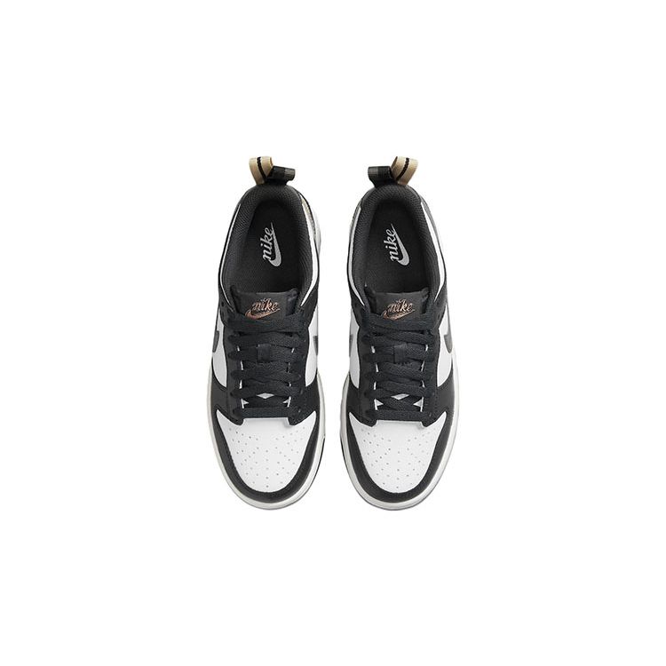 Nike Детские кроссовки Dunk Low GS Off Noir Metallic Pewter White Summit-White Metallic-Gold-Star DH9764-001