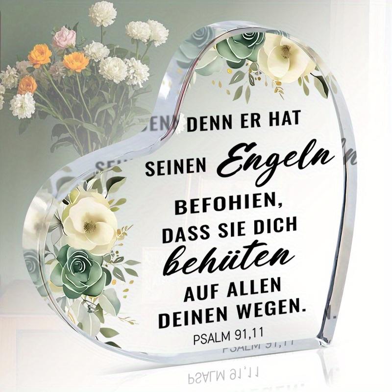 2D Плоская, Акриловая табличка с Библейским стихом, Христианский подарок, Настольный декор, Декоративная табличка для дома, Настенное искусство, Декорация для сада, Знаки для двери комнаты