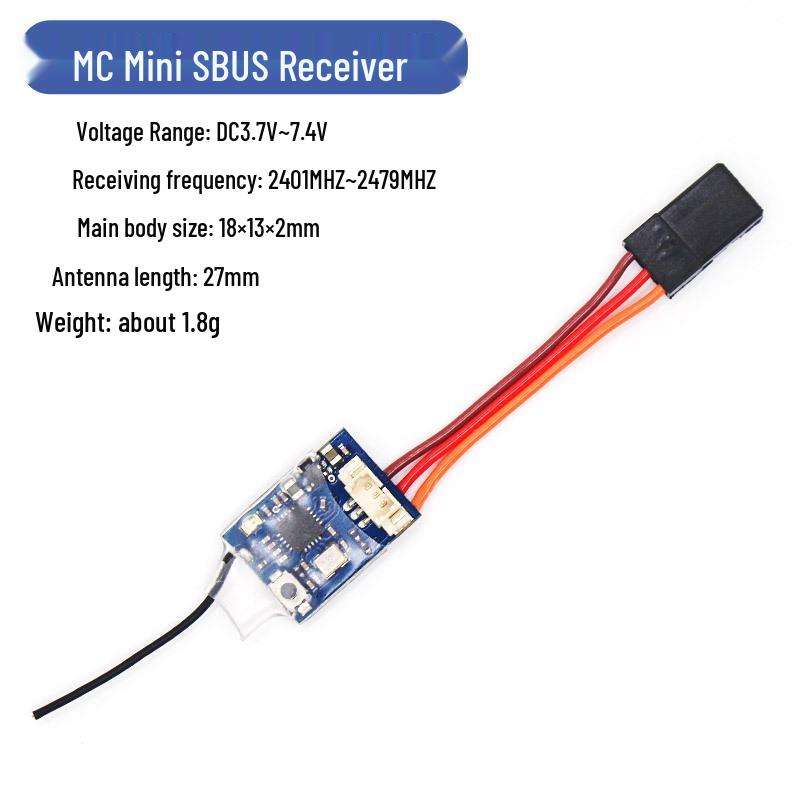 MC SBUS Mini 2.4G Receiver for MC6C/7/8B/10 Remote Control