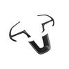 Carbon Fiber Look Steering Wheel Cover Trim For Dodge Challenger 15-20