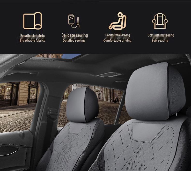 Geely Binyue CVT/DCT Издание «Летящий Дракон» Подушки сидений из замши
