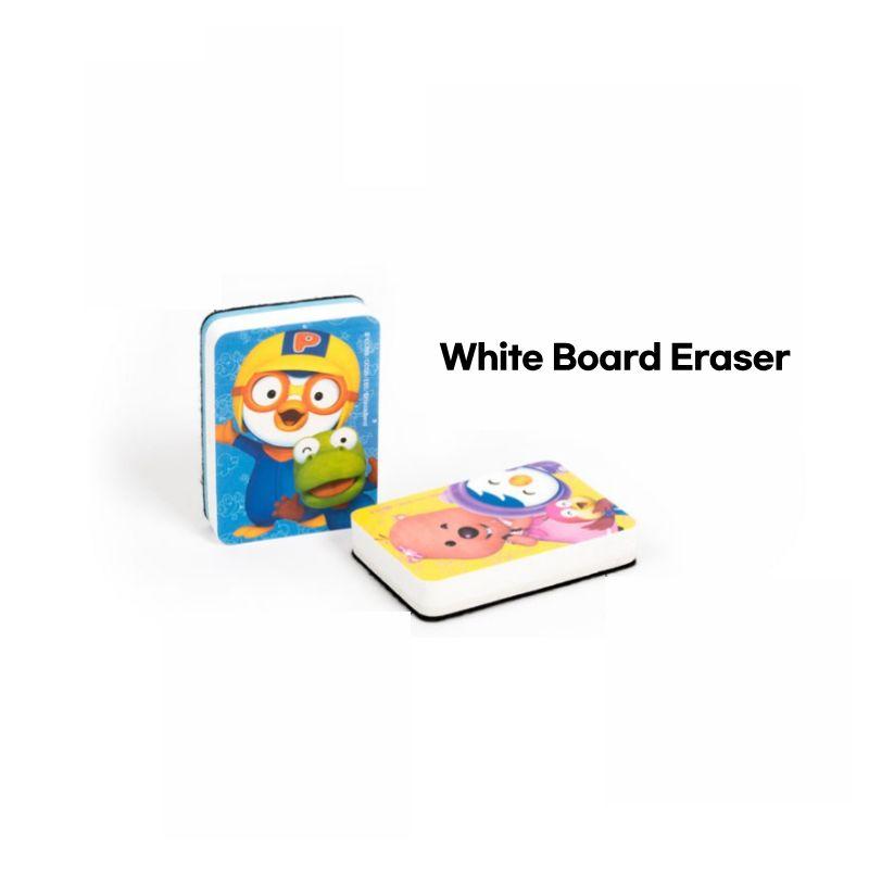 [Снова в школу] Набор тонких маркеров и стиратель Pororo (Ассортимент цветов)