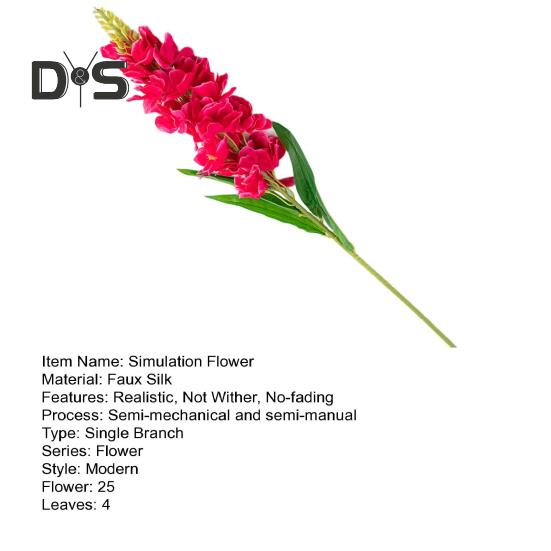 1 ветка, простая в обслуживании имитация цветка, реалистичная элегантная свадебная вечеринка, искусственный букет цветов гиацинта