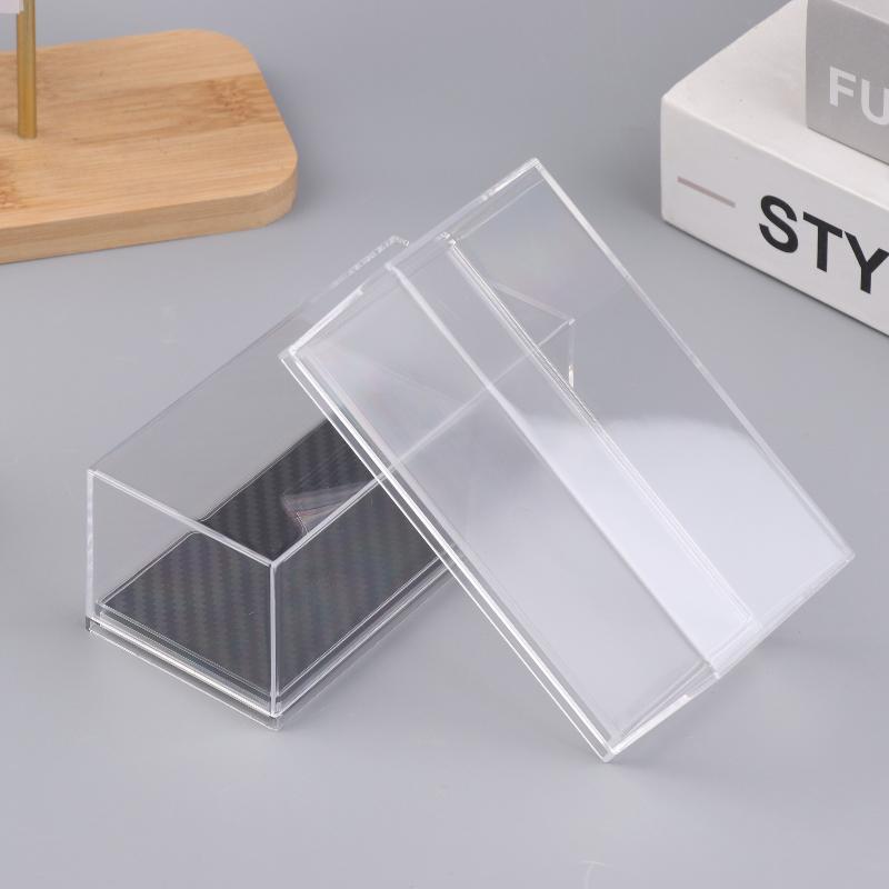 1 шт. Прозрачная акриловая коробка для хранения Практичная витрина для литых моделей автомобилей 1/64 Сделай сам Пылезащитная подставка для дисплея Игрушка
