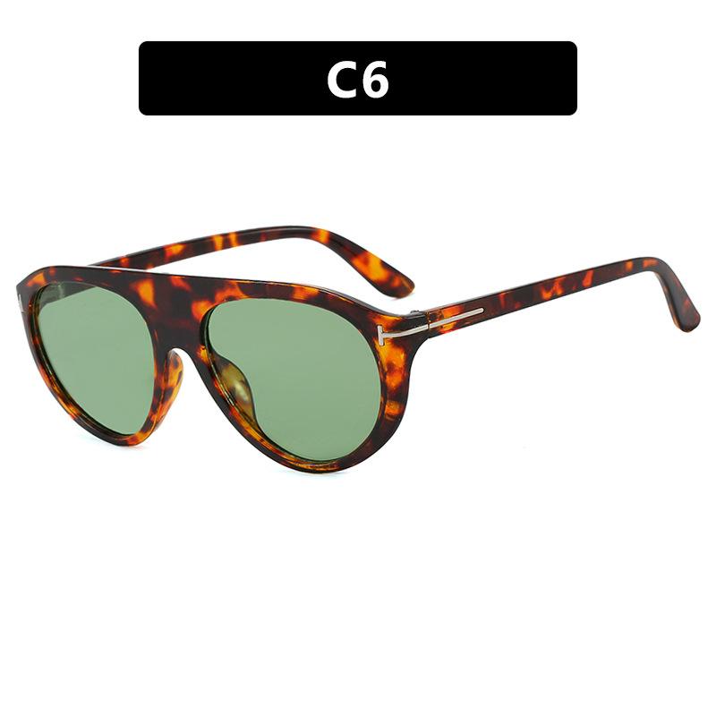 Retro T-shaped toad sunglasses new ins fashion sunglasses trendy street sunglasses concave women
