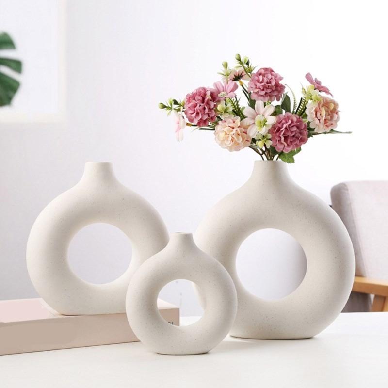 Nordic Style Circle Silicone Mold for DIY Flower Vase and Creative Decoration Versatile Silicone Mold for DIY Projects
