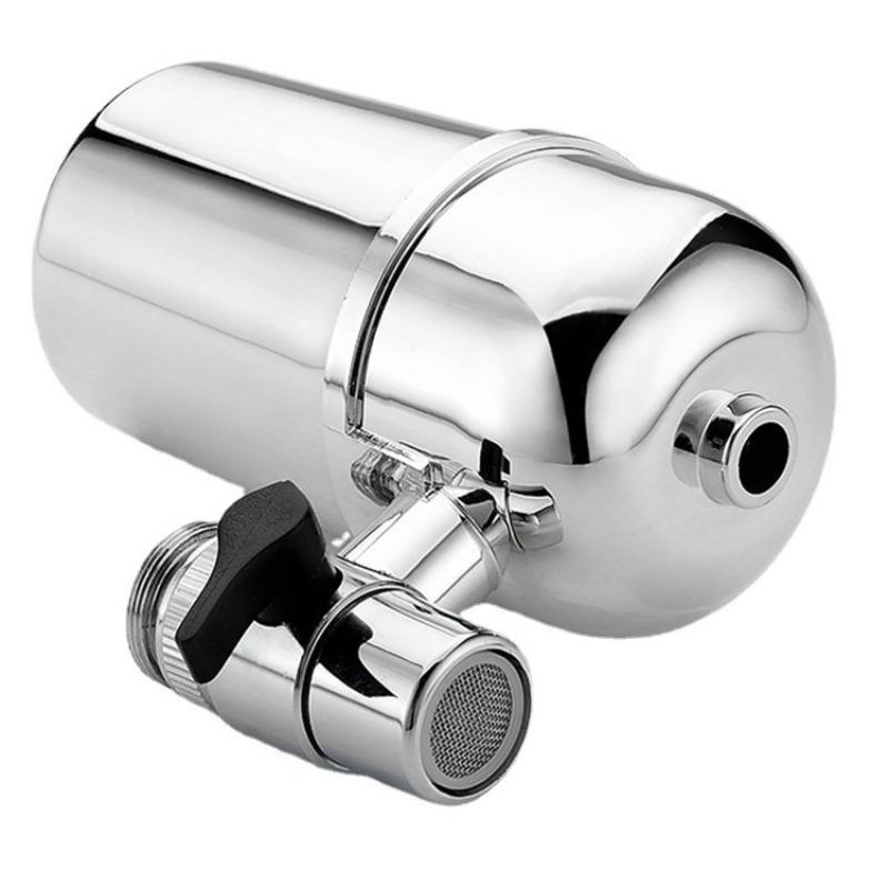 Ceramic Faucet Water Filter, Tap Water Purifier for Kitchen, Chlorine Removal Home Water Filtration System for Washing Vegetables & Dishes