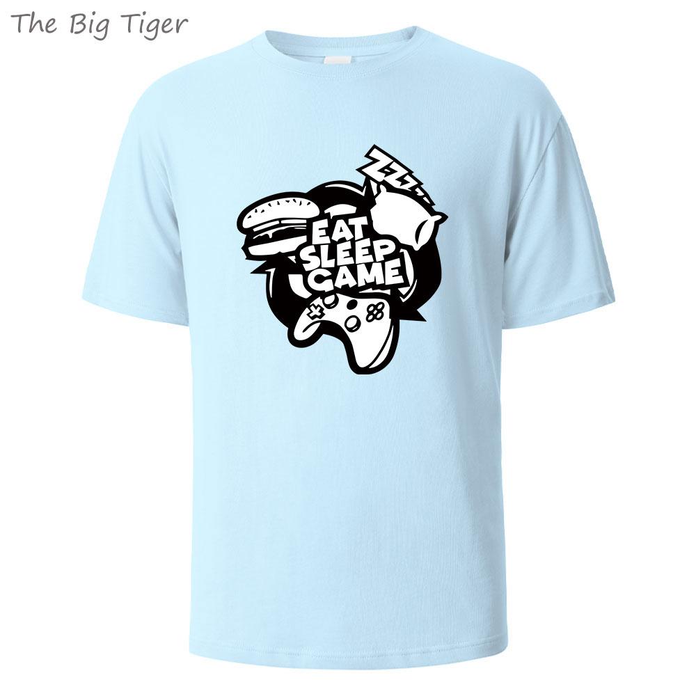 Hamburger Painting Relaxed Fit Cotton T Shirt Classic Round Neck Casual Wear Lightweight Unisex Basic Tee Mens Tshirt