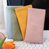 Sunglasses Pouch Soft Home Supply Solid Colour Elastic Opening Auto Closure Sunglasses Pouch Practical Protective Lightweight