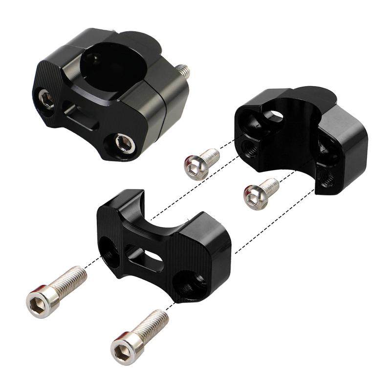 Motorcycle 1-1/8" Handlebar Risers for KTM Honda Ymaha Suzuki Ducati GasGas Beta ATV MX 7/8" 22mm to 28mm Fat Bar Mount Adapter