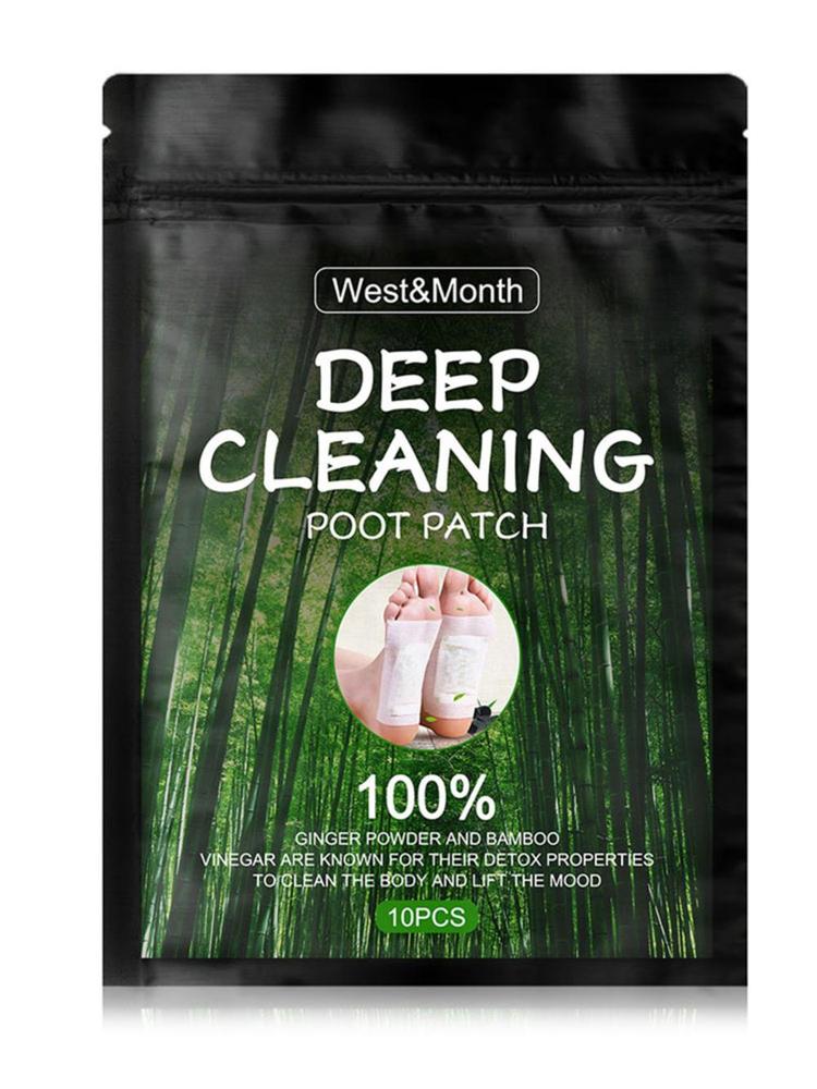 10 шт. Nuubu Detox пластыри для ног, глубоко очищающие подушечки для ног, естественная детоксикация токсинов в организме, похудение ног, улучшение сна, Прямая поставка B6P0