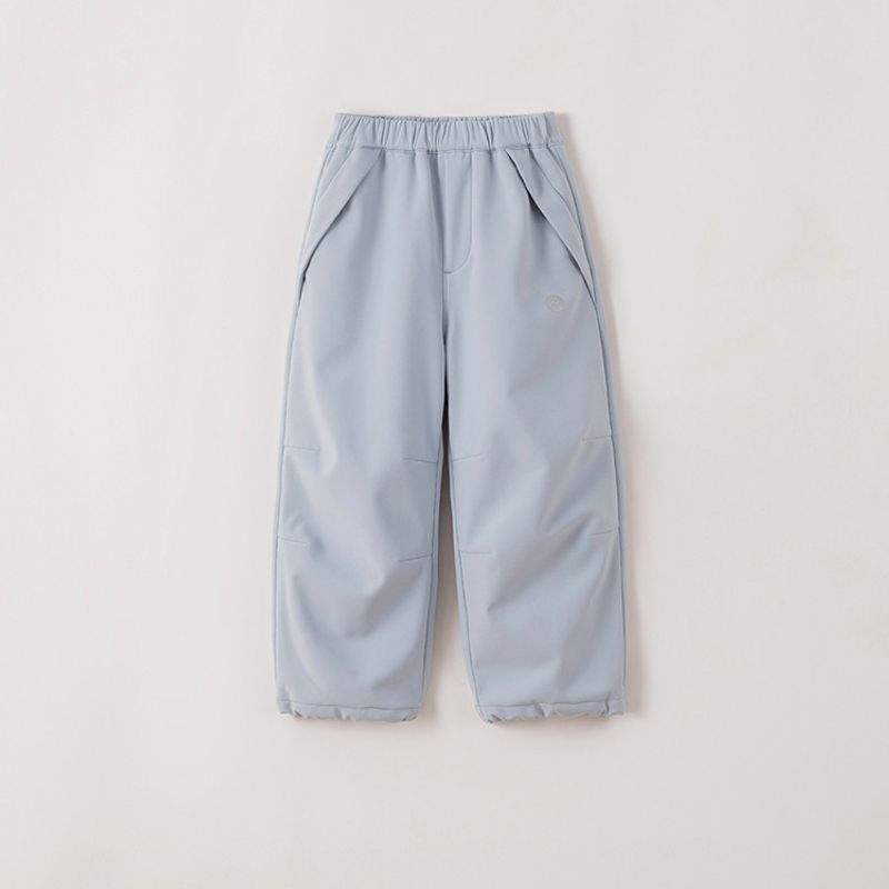 [Fleece-Lined] Mark Jenny Boys' Lightweight Warm Windproof Softshell Cargo Pants Baby Water-Repellent Pants Winter Wear 551302