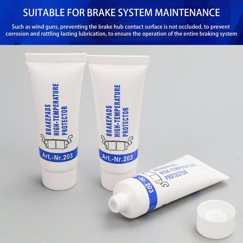 Смазка для деталей тормозов - 15 г тормозная смазка и жидкости | Стабильная тормозная смазка Автомобильные сборочные смазочные материалы для автомобилей Автомобильные